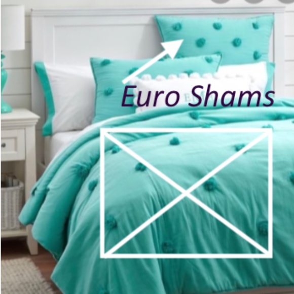 Pottery Barn Teen Other - PB Teen Twin Duvet Cover +2 Euro Pillow Covers Set